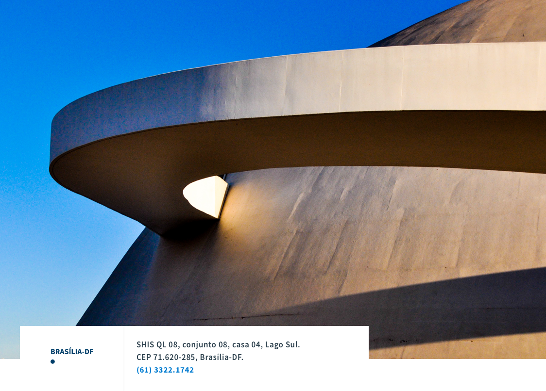 Banner com a foto de Brasília